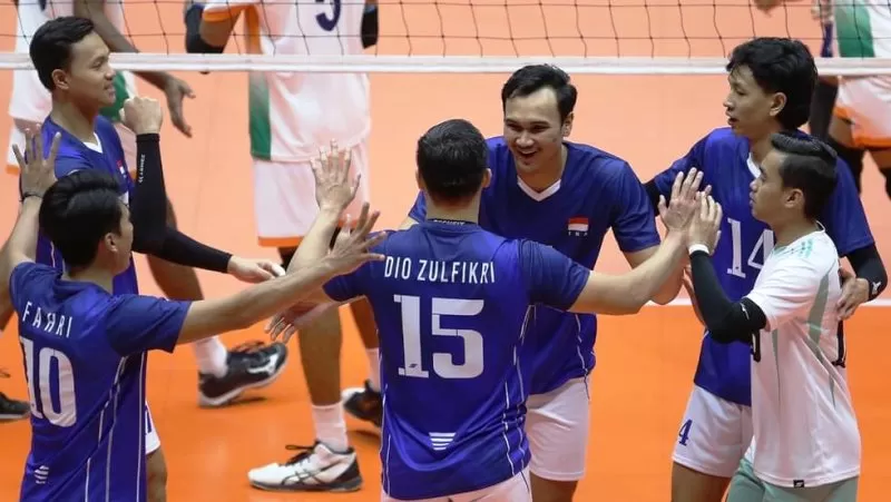Timnas voli putra Indonesia mengawali perjuangan di Asian Games Hangzhou dengan kemenangan atas Filipina. (Foto: AsianVolleyball)