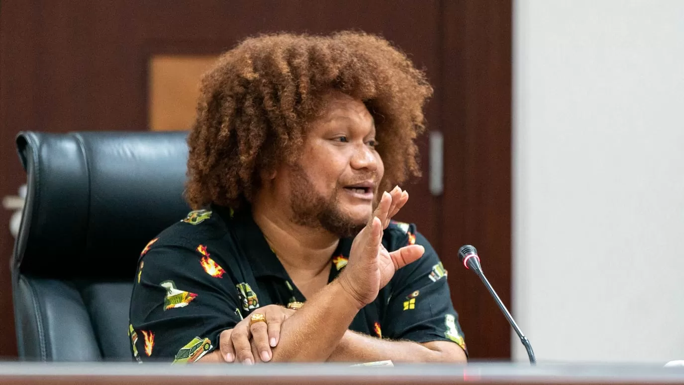 Ketua Dewan Adat Papua Wilayah III Doberay Provinsi Papua Barat Dan Papua Barat Daya, Paul Finsen Mayor.