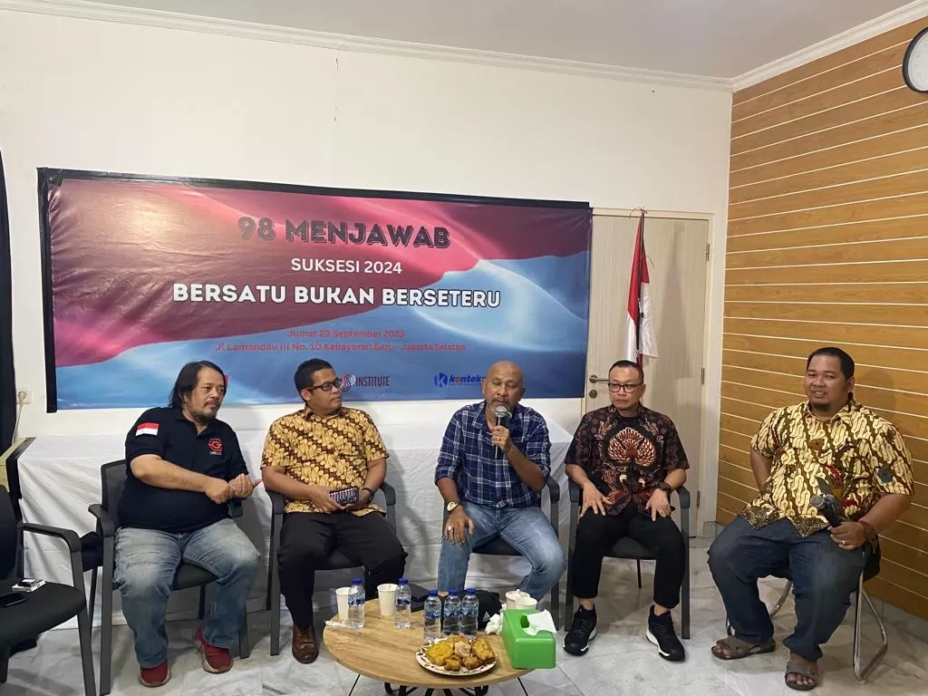 Strategi Institute Gelar Diskusi 98 Menjawab Suksesi 2024, Bersatu Bukan Berseteru