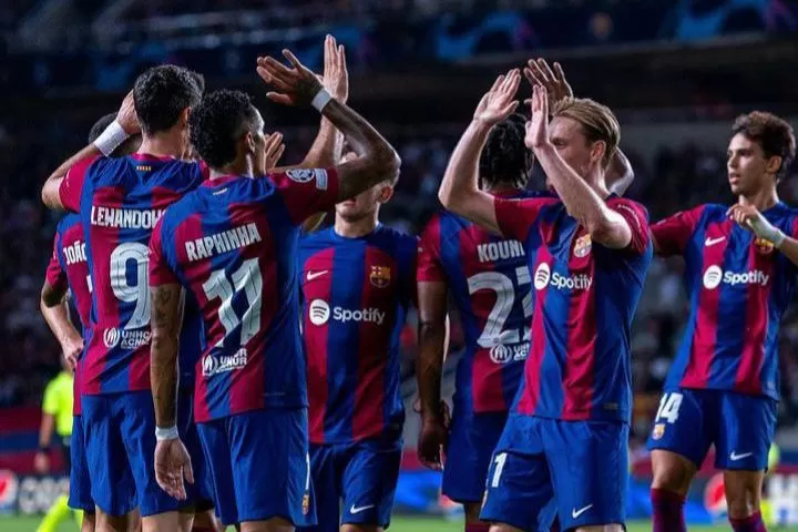 Xavi puas Barcelona menang telak 5-0 atas Royal Antwerp (Foto: instagram official Barcelona)