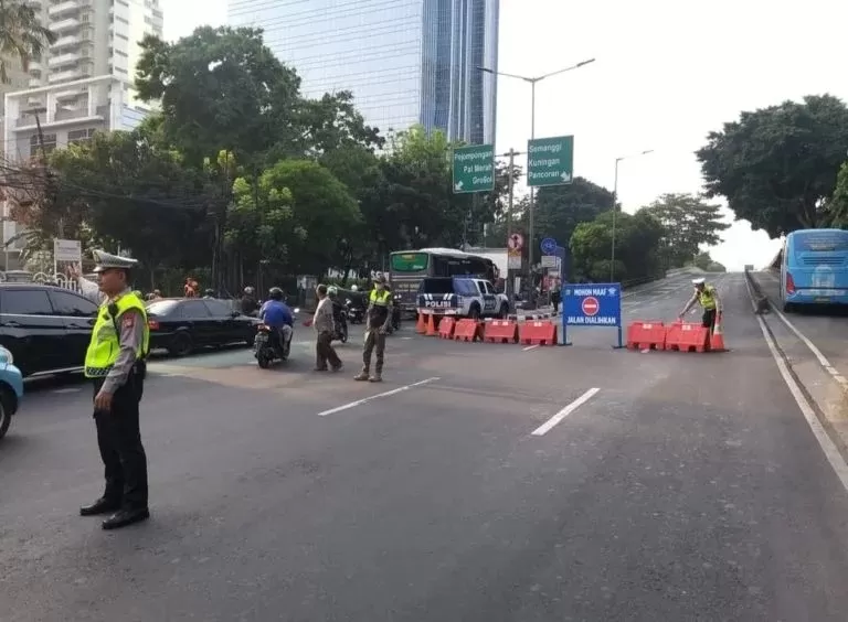 Info Lalu Lintas dan Rute Alternatif KTT ASEAN, Kamis 7 September 2023 (Foto TMC Polda Metro Jaya)