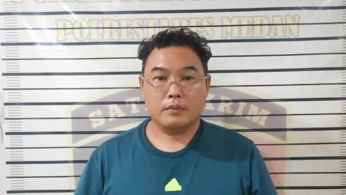 Pria koboi lepaskan tembakan di Deli Serdang, Sumut (Dok Polsek Percut Sei Tuan)