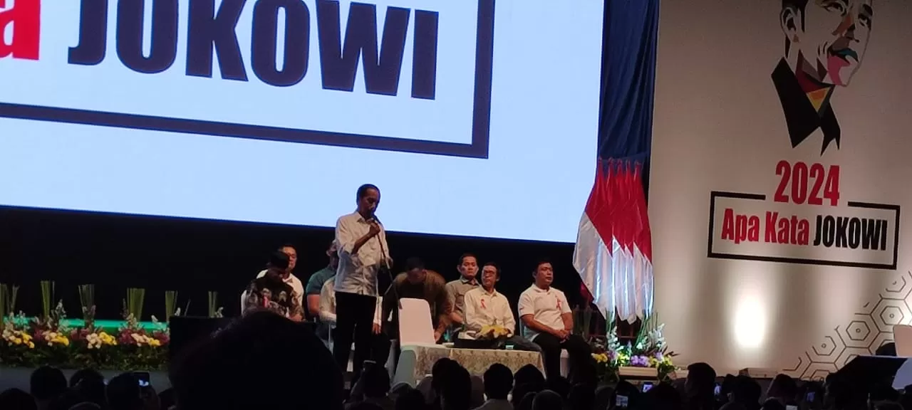 Presiden Jokowi menghadiri konsolidasi akbar relawan Alap-alap di Sentul International Convention Center (SICC). (Dok: Jimmy Radjah)