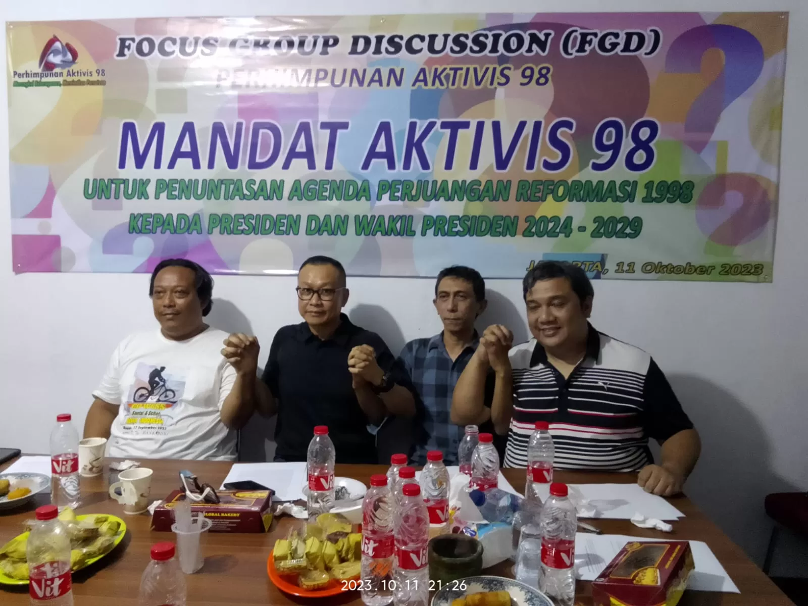 Focus Group Discussion (FGD) Perhimpunan Aktivis 98