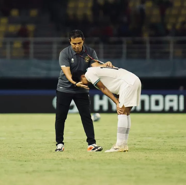 Bima Sakti ucapkan permintaan maaf atas kegagalan Timnas Indonesia U-17 (Foto: instagram/@jehanpahleviii)