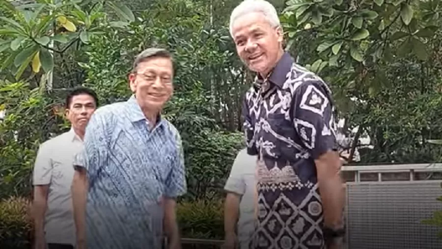 Ganjar Pranowo bertemu Boediono (Ist)