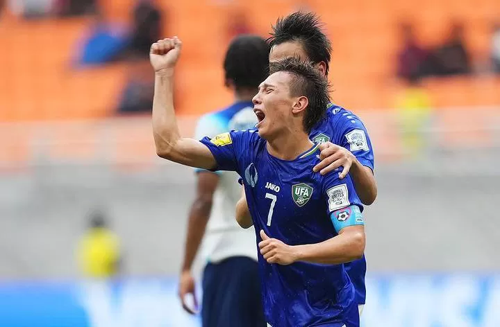 Timnas Uzbekistan U-17 jadi salah satu dari 8 tim yang lolos ke perempat final Piala Dunia U-17 2023 (Foto: instagram/@uzbekistanfa)