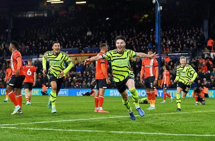 Mikel Arteta puji mental bertanding skuadnya lawan Luton (Foto: instagram/@declanrice)