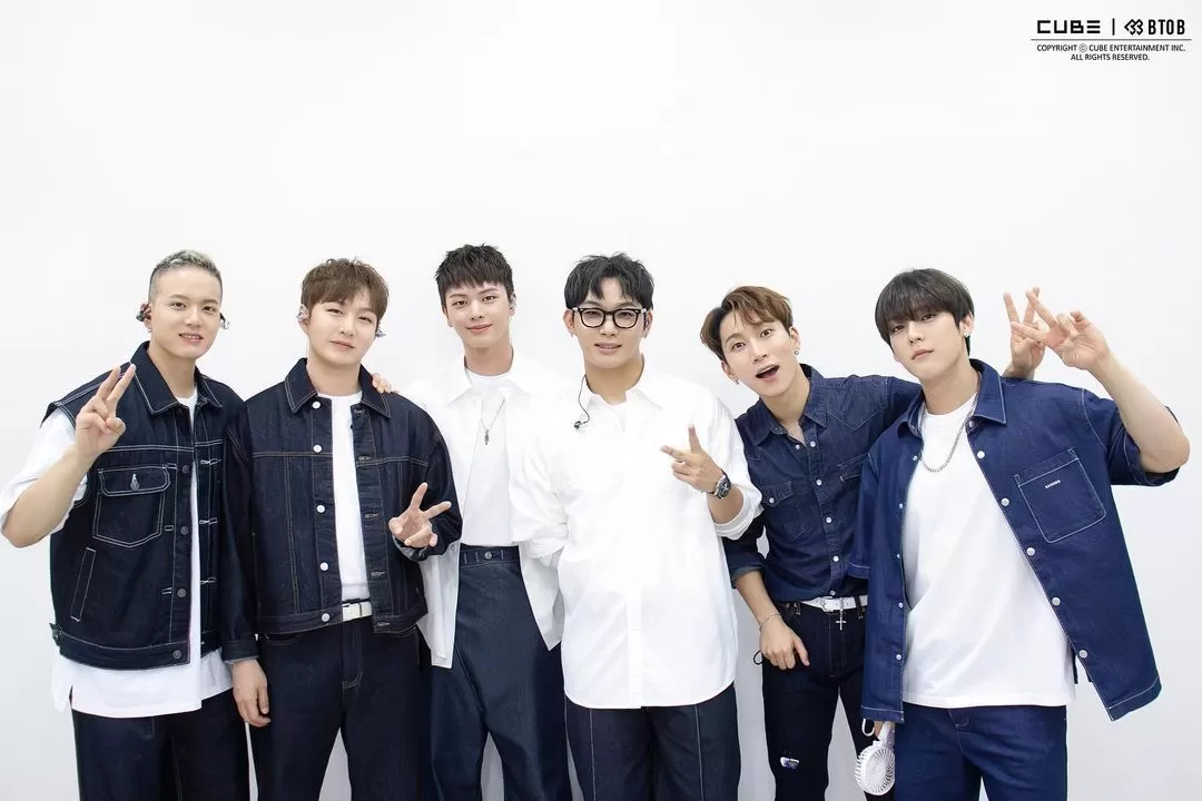 BTOB mengakiri kontraknya dengan Cube Entertainment. (Instagram/@cube_official_btob)