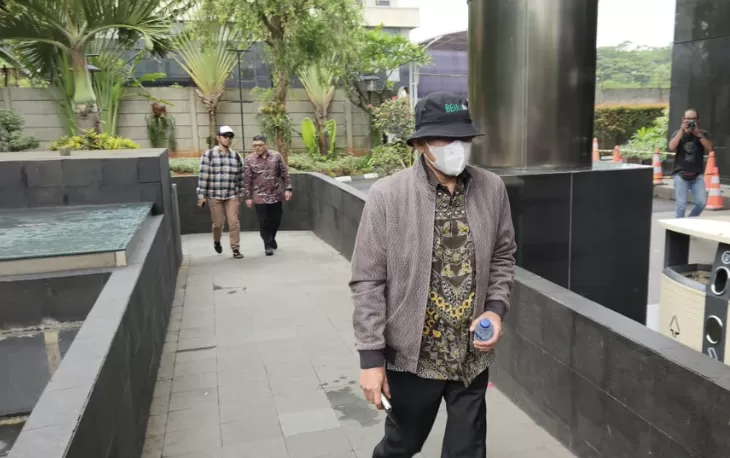 Anggota VI Badan Pemeriksa Keuangan (BPK) Pius Lustrilanang memenuhi panggilan penyidik Komisi Pemberantasan Korupsi (KPK) pada Jumat, 1 Desember 2023. 