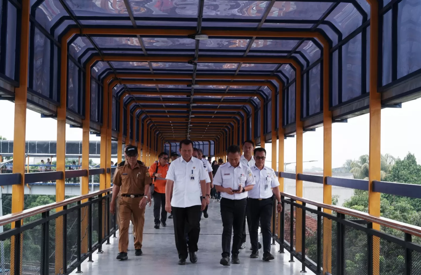 Skybridge Bojonggede mulai diuji coba 