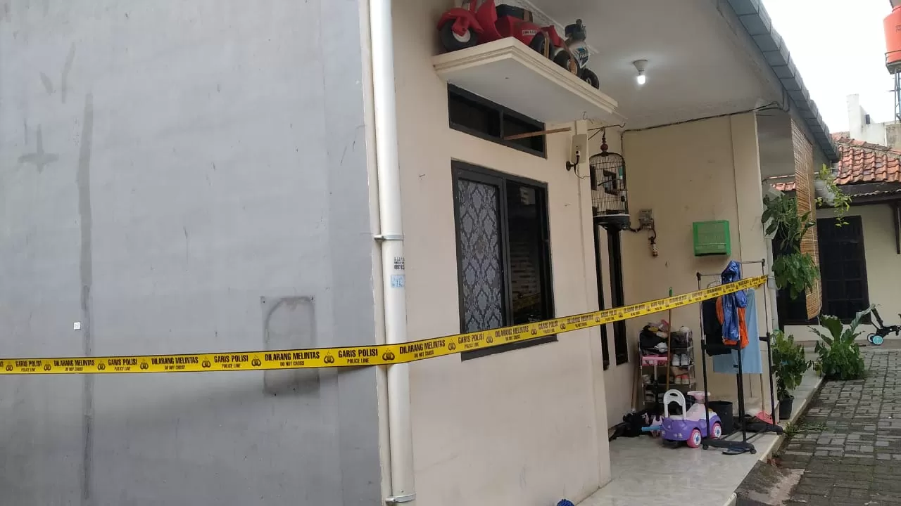 Lokasi pembunuhan 4 anak oleh ayah di kawasan  Jagakarsa, Jakarta Selatan. (Dok: Zidane Omar)