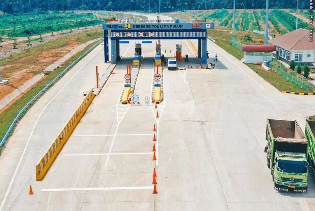 5 ruas Tol Trans Sumatera gratis selama libur Natal 2023 dan Tahun Baru 2024 (Dok KemenPUPR)