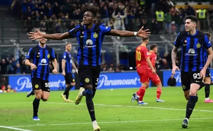 Penampilam apik Yann Bisseck pada laga lawan Lecce dapat pujian dari Simone Inzaghi (Foto: instagram/@aurel.yk)