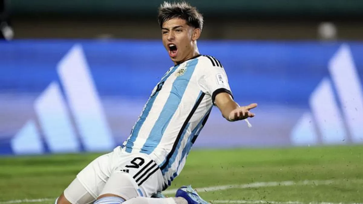 Agustin Ruberto tampil memikat bersama Argentina di Piala Dunia U-17 2023 (Foto: Instagram/@agustinruberto9)