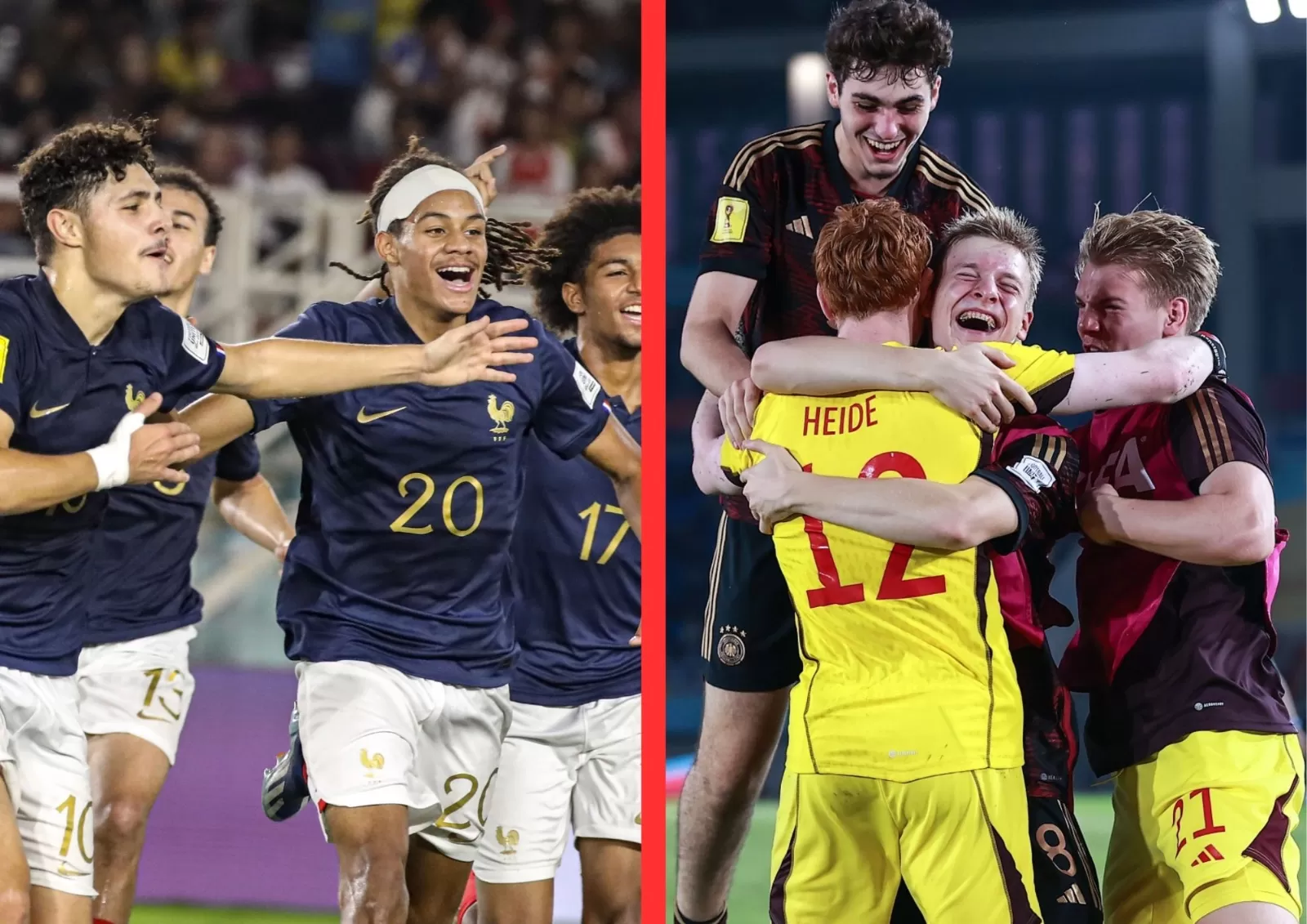 Final Piala Dunia U-17 2023 menghadirkan pertemuan Jerman Vs Prancis (Foto: FIFA)