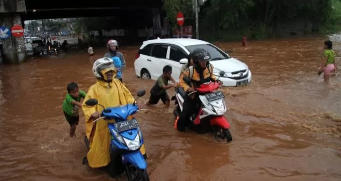 Banjir di Jakarta. Foto: Ist