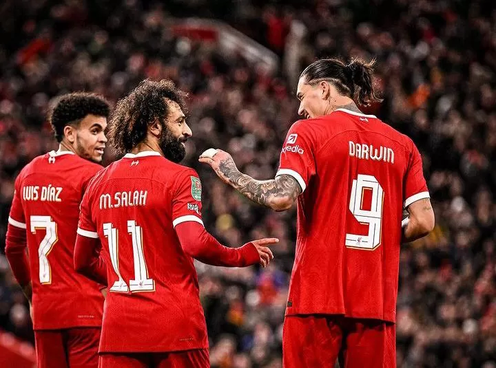 Darwin Nunez siap jadi andalan Liverpool bobol gawang Newcastle (Foto: instagram/@darwin_n9)