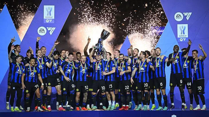 Inter Milan berhasil meraih gelar Supercoppa Italiana 2023 setelah mengalahkan Napoli di laga final (Foto: instagram/@inter)