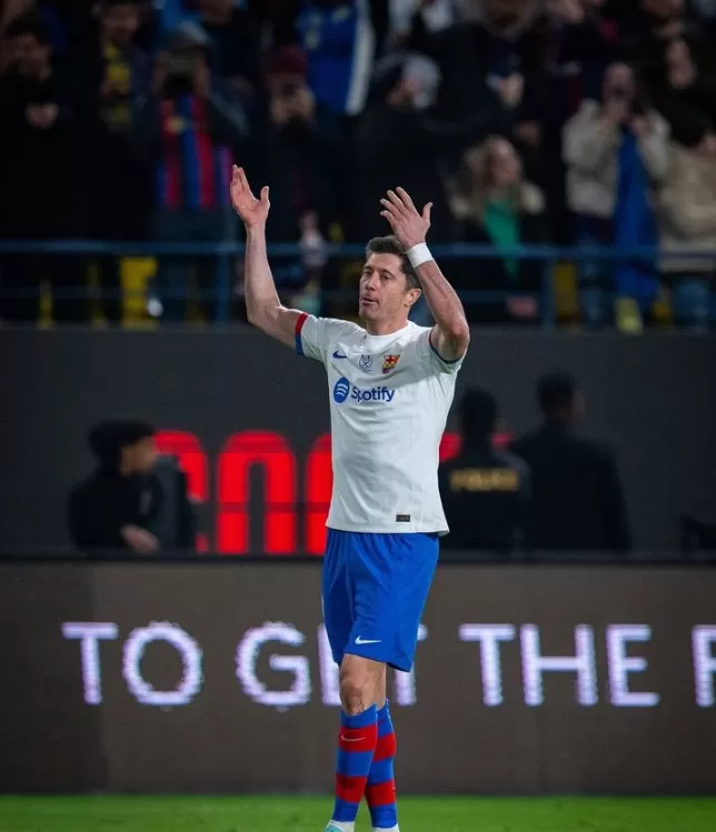 Lewandowski jadi andalan Barcelona bobol gawang Unionistas (Foto: instagram/@fcbarcelona)