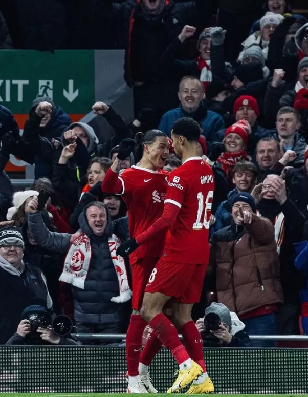 Liverpool berhasil taklukkan Fulham pada laga leg pertama Carabao Cup (Foto: instagram/@liverpoolfc)