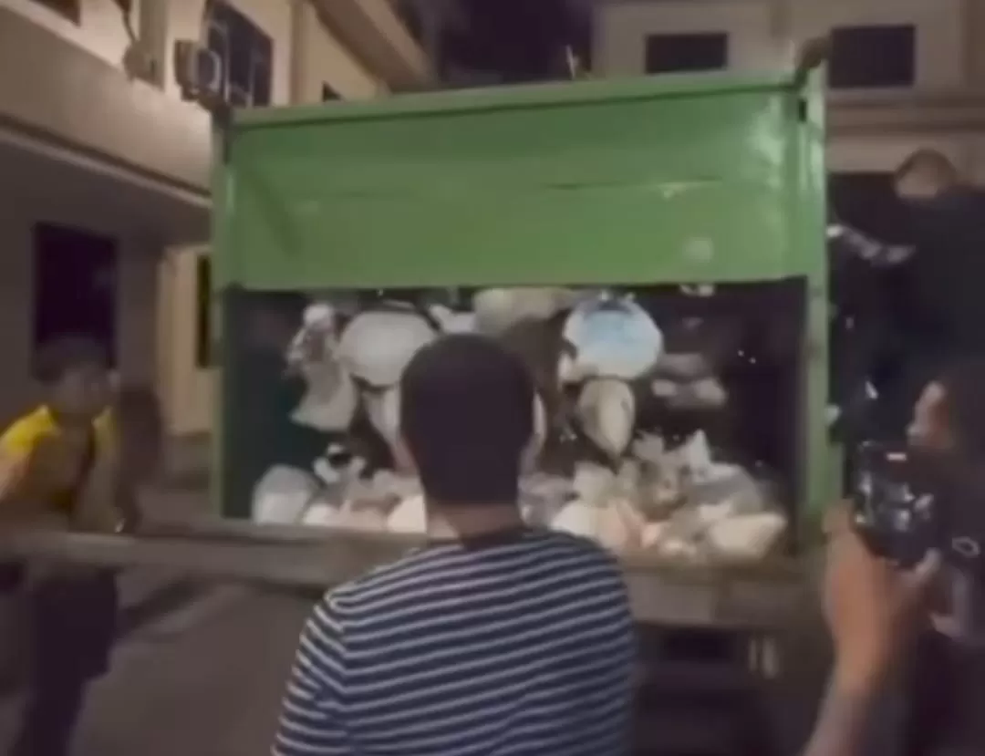 Subang Ternyata Asal Anjing yang Hendak Dijual di Solo dalam Truk Viral (tangkapan layar)