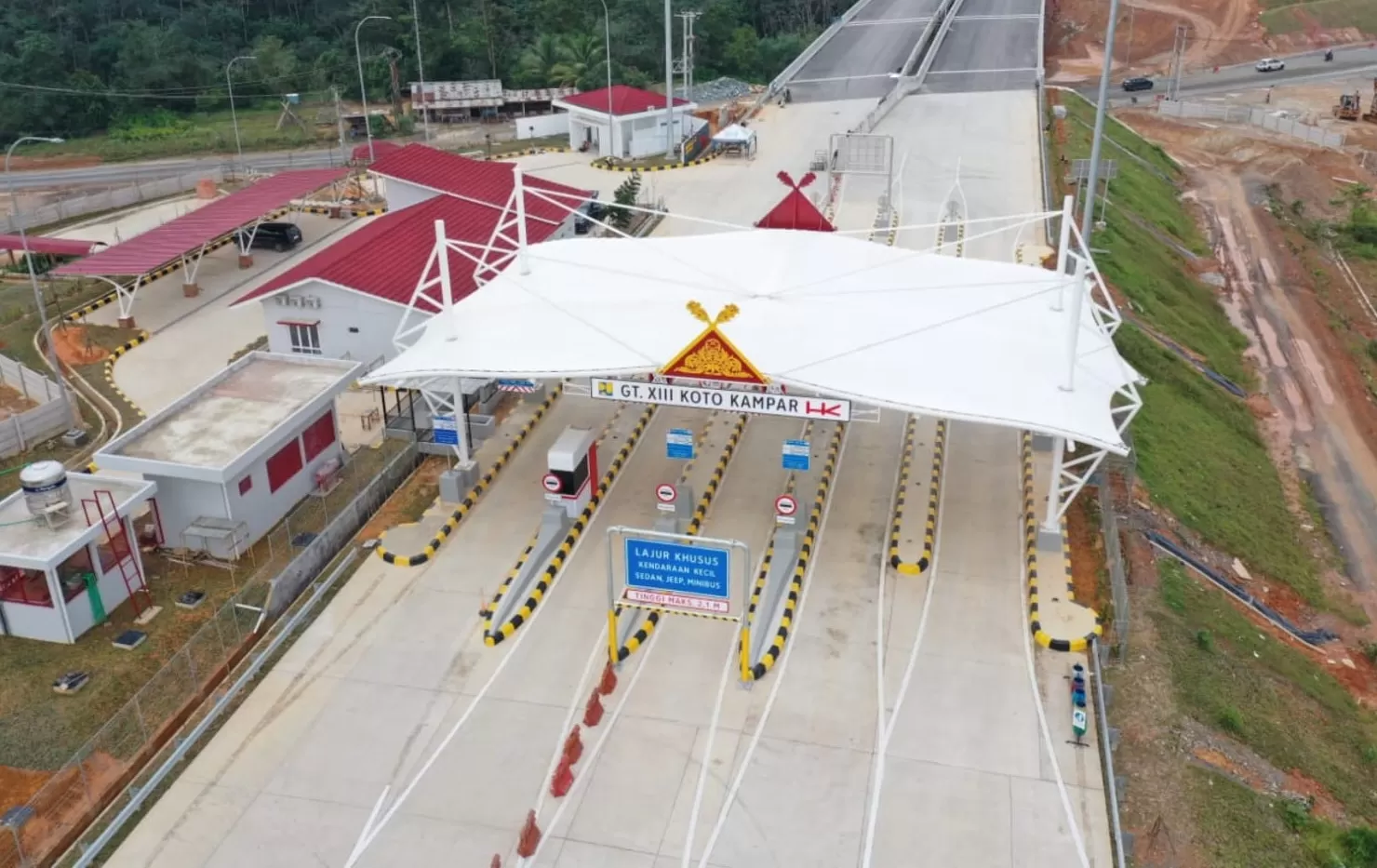 Permudah konektivitas Riau-Sumbar, ruas Tol Bangkinang-Pangkalan ditargetkan tuntas April 2024 (Dok.Kementerian PUPR)