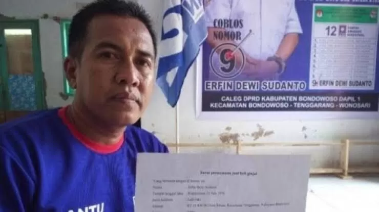 Erfin Dewi Sudanto, caleg PAN yang rela jual ginjalnya demi biaya kampanye (Dok Istimewa)