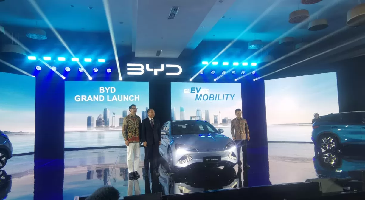 Resmi masuk pasar EV Indonesia, BYD langsung boyong 3 mobil listrik 