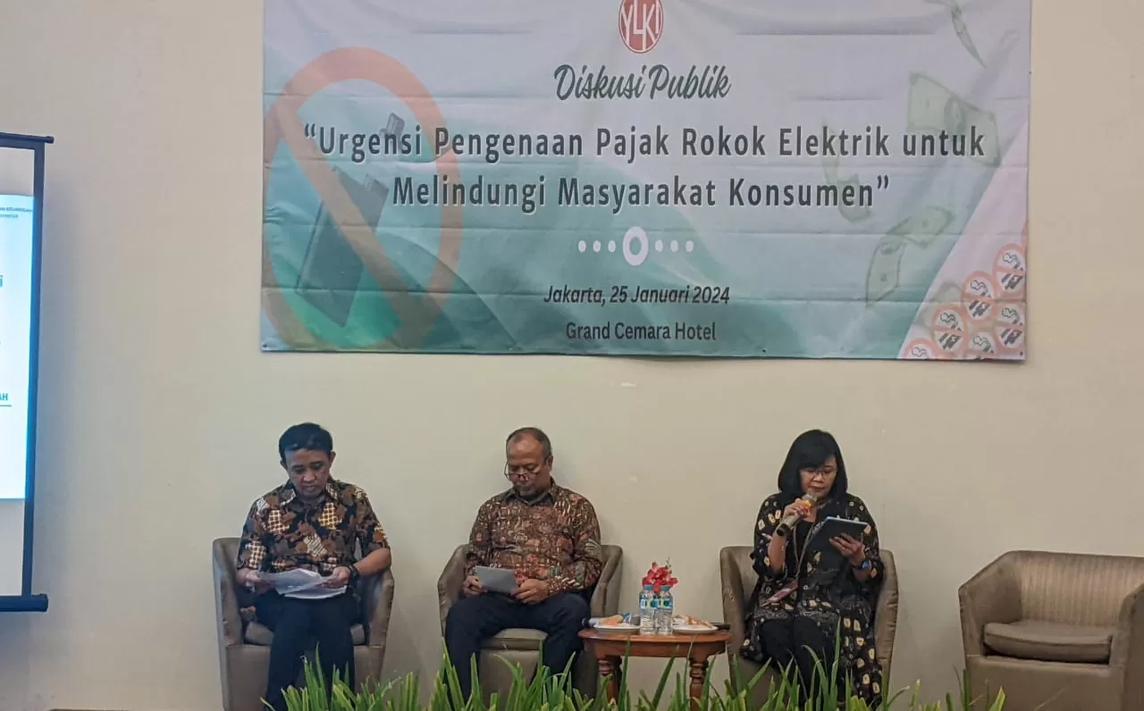 YLKI dorong pajak rokok elektrik. (Foto; KONTEKS.CO.ID/Muslimin Trisyuliono)