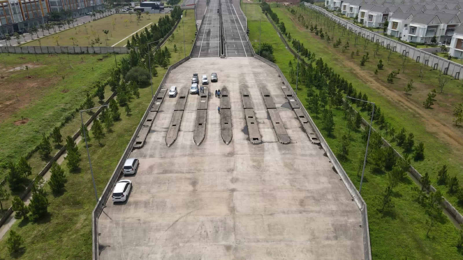 PT Jasa Marga (Persero) Tbk melalui Jasamarga Metropolitan Tollroad klarifikasi hilangnya Gerbang Tol km 149 Gedebage Tol Padaleunyi. (Foto: Dok.Jasa Marga)