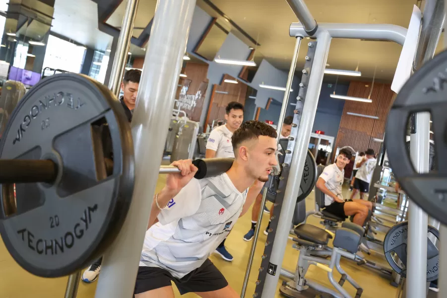 Para pemain Timnas Indonesia akan menjajal kekuatan Libya (Foto: PSSI)