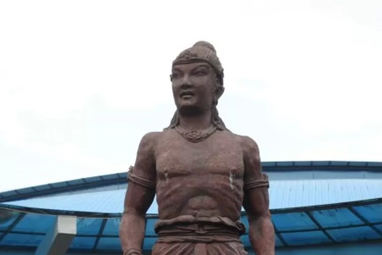 Patung Ken Arok, pendiri Kerajaan Singasari.(Foto: Line) 