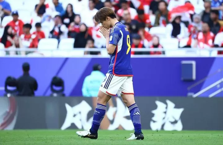 Gol Ayase Ueda ke gawang Bahrain antarkan Jepang ke perempat final Piala Asia 2023 (Foto: instagram/@bee18_official)