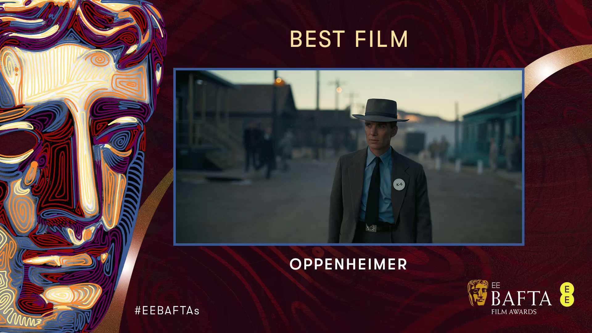 Oppenheimer mendominasi BAFTA 2024 (X/@bafta)