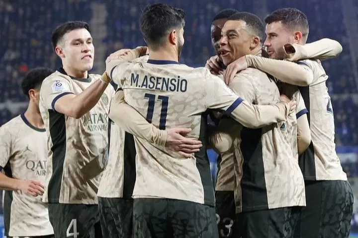 PSG semakin kokoh di puncak klasemen Liga Prancis setelah menang 2-1 atas Strasbourg pada laga pekan ke-20 (Foto: instagram/@psg)