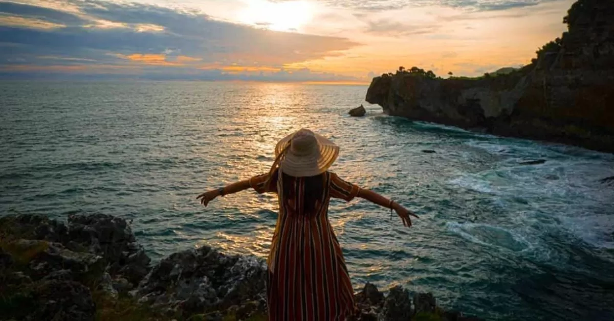 Wisata Hidden Gems Pantai Ngeden Gunungkidul  (tangkapan layar instagram @keindahan.jogja)