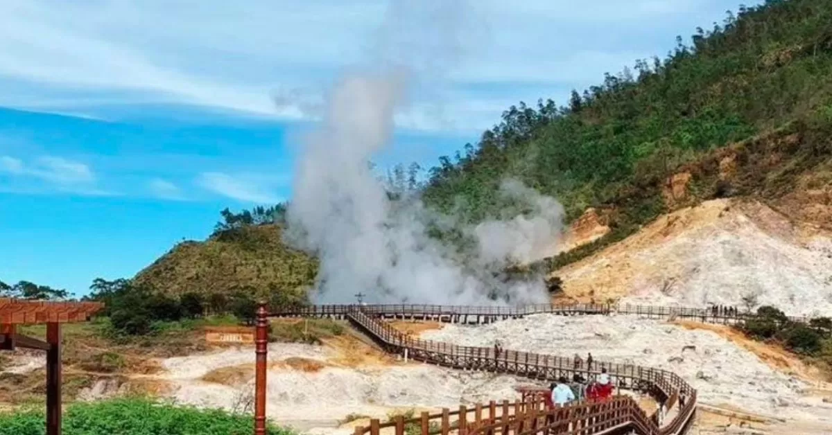 Destinasi Wisata Alam Kawah Sikidang (tangkapan layar instagram @ocha1997_)