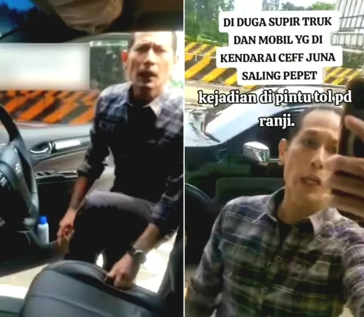 Chef Juna cekcok dengan sopir truk. (X @kegblgnunfaedh)