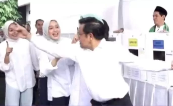 Muhaimin Iskandar atau Cak Imin lega usai nyoblos (Dok Konteks.co.id )