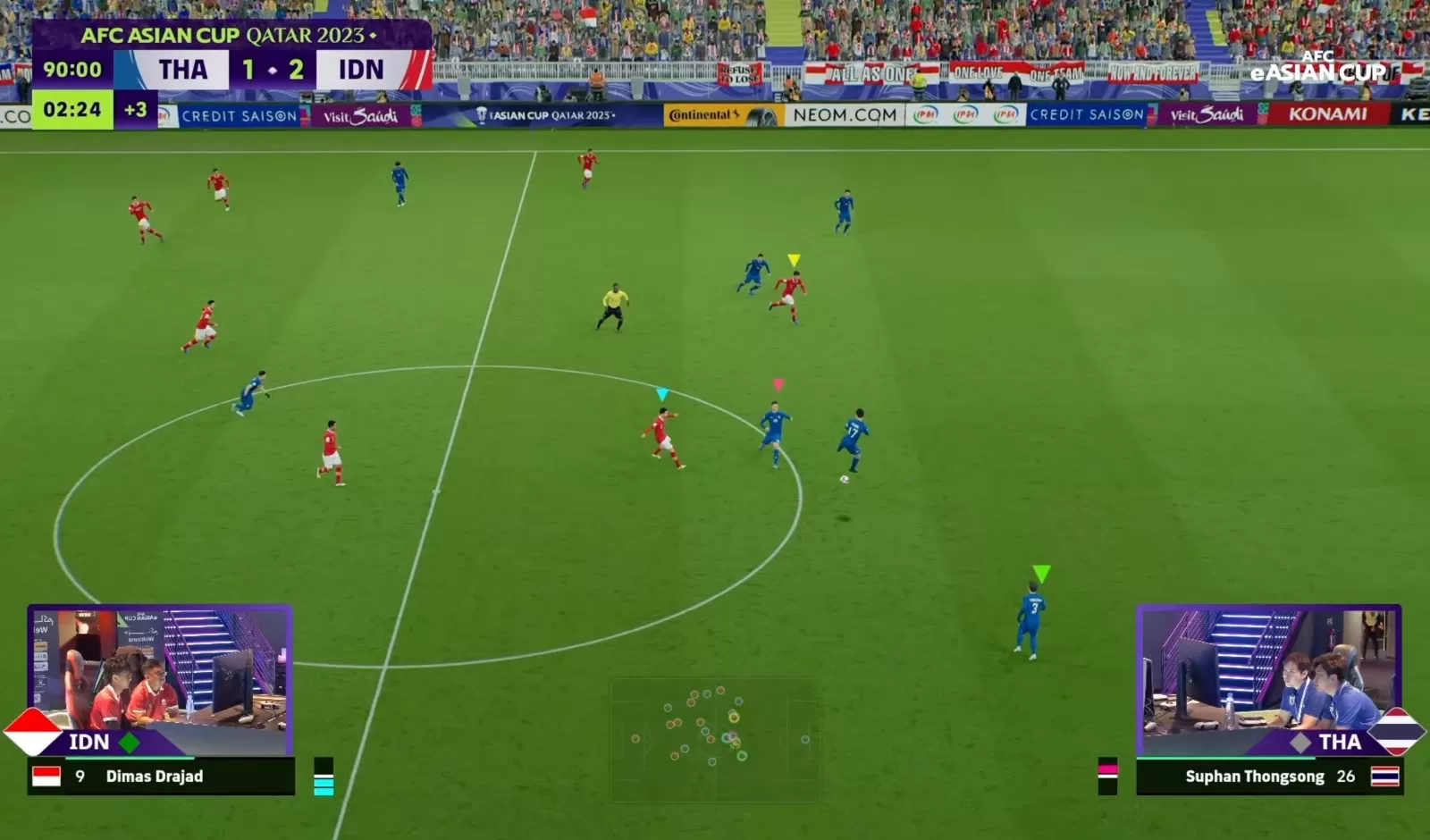 Indonesia vs Thailand eAsian Cup 2023