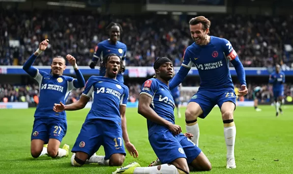 Chelsea melangkah ke semifinal FA Cup setelah menang 4-2 atas Leicester City di Stamford Bridge (Foto: chelseafc.com)