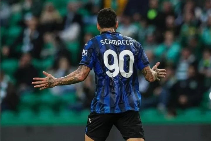 Gol Scamacca selamatkan Atalanta dari kekalahan atas Sporting CP (Foto: instagram/@iamscamacca)