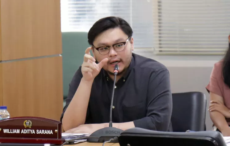Ketua Fraksi PSI Jakarta, William Aditya Sarana. (Foto: Dok. DPRD DKI Jakarta)