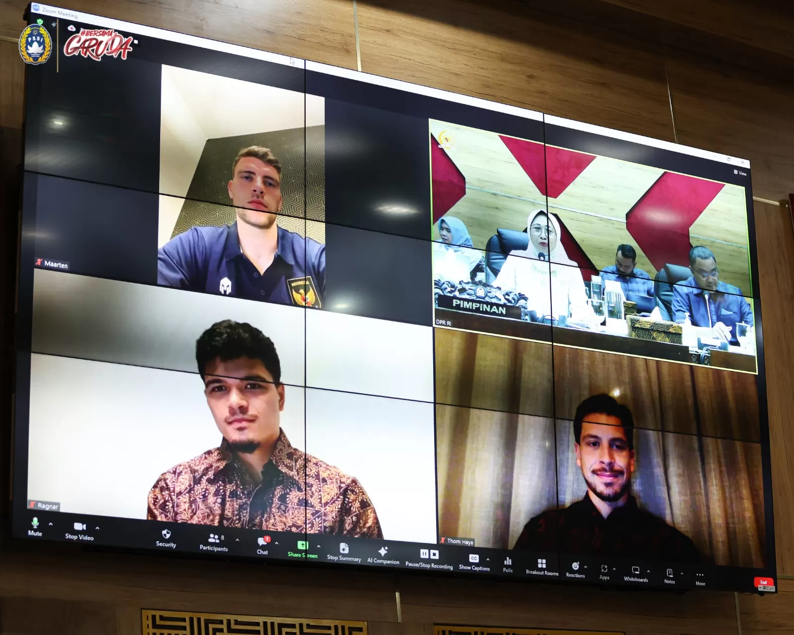 Tiga pemain yang sudah disetujui naturalisasinya oleh Komisi X DPR ikut dipanggil untuk persiapan Timnas Indonesia lawan Vietnam (Foto: PSSI)