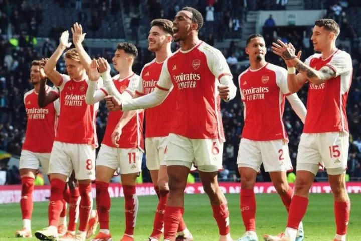 Derby London Utara pada laga pekan ke-35 Liga Inggris jadi milik Arsenal setelah menang 3-2 atas Tottenham (Foto: instagram/@arsenal)