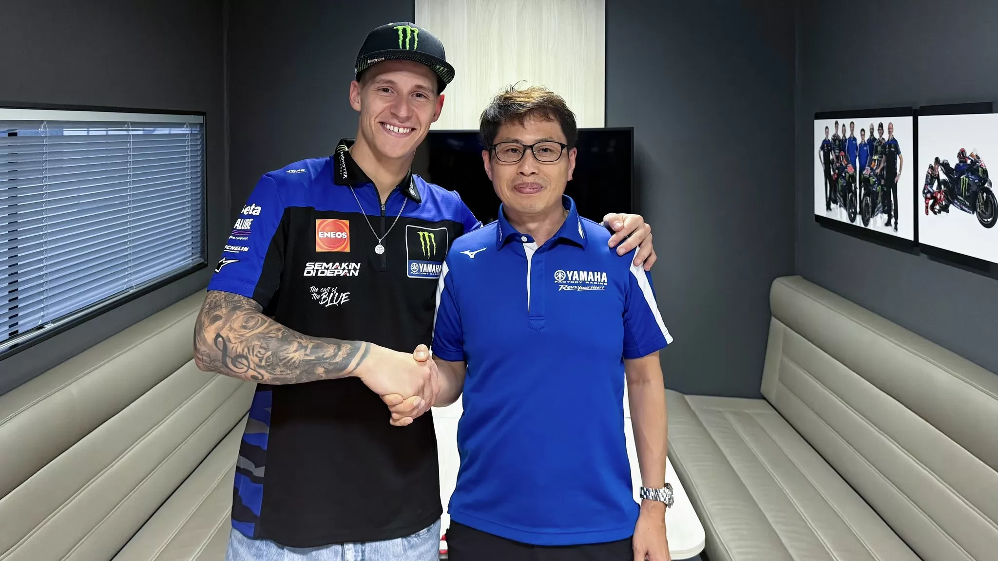 Fabio Quartararo (kiri) (Foto: Yamaha Racing)
