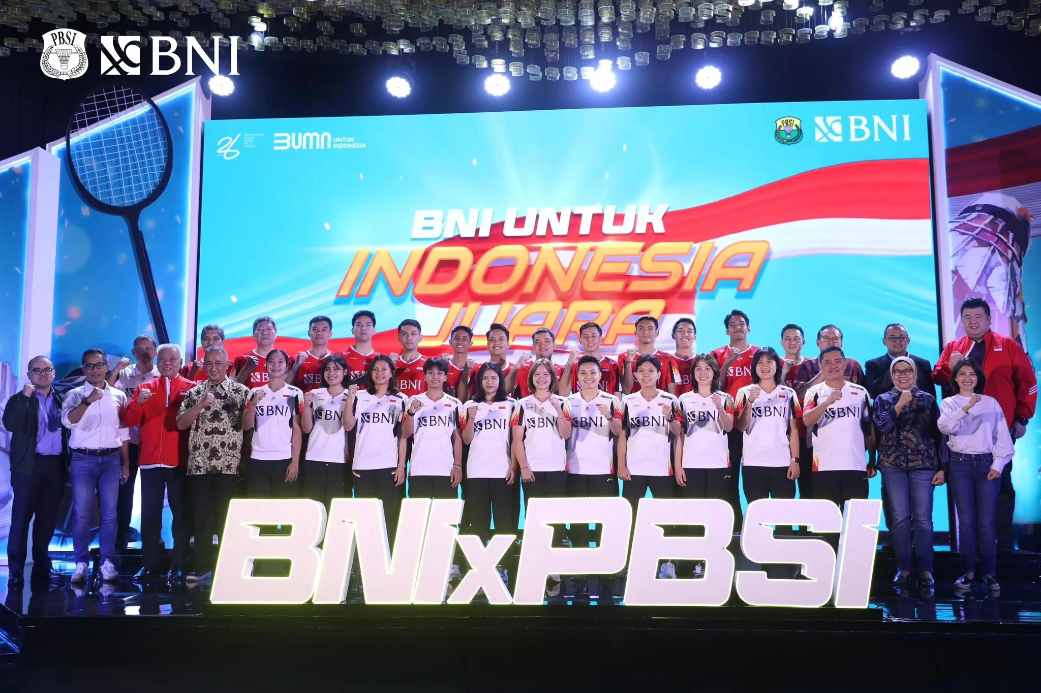 Tim Indonesia di Piala Thomas dan Uber 2024 (Foto: PP PBSI)