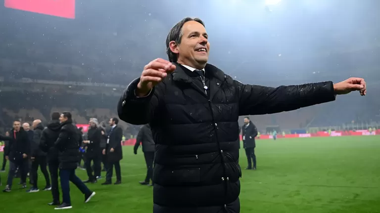 Simone Inzaghi gembira antar Inter Milan raih scudetto (Foto: inter.it)