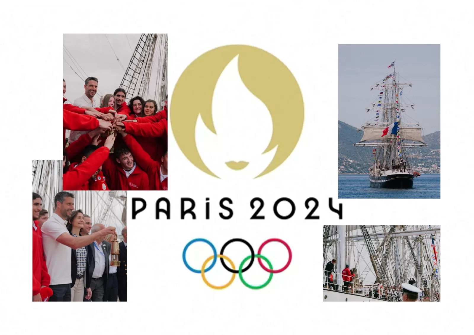 Api Olimpiade untuk Paris 2024 mulai berlayar menuju Prancis, Sabtu 27 April 2024 (Foto: X - @paris2024)